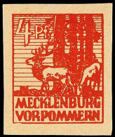 4 Pf. Karminbraun, Plattenfehler XV, Tadellos Postfrisch, Gepr. Thom BPP, Mi. 500.- (ohne Aufschlag Für Den... - Sonstige & Ohne Zuordnung