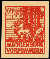 4 Pf. Karminbraun, Plattenfehler XIX, Tadellos Postfrisch, Gepr. Thom BPP, Mi. 500.- (ohne Aufschlag Für Den... - Sonstige & Ohne Zuordnung