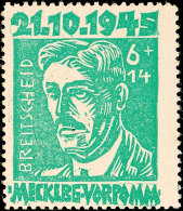 6 Pfg. Schwärzlichgelbsmaragdgrün Mit Plattenfehler VI, Postfrisch, Geprüft Kramp BPP, Mi. 290,-,... - Sonstige & Ohne Zuordnung