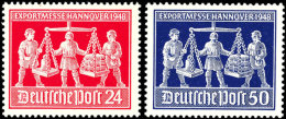 24 Pfg Und 50 Pfg Exportmesse Hannover, Beide Werte In B-Farbe, Tadellos Postfrisch, Signiert Arge, Mi. 220.-,... - Other & Unclassified