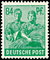 84 Pfennig Arbeiterserie, Dunkelsmaragdgrün, Tadellos Postfrisch, Arge Farbgeprüft, Mi. 300.-, Katalog:... - Sonstige & Ohne Zuordnung