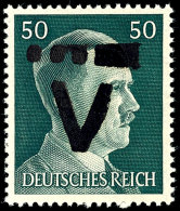 50 Pfg Hitler, Tadellos Postfrisch, Sign. Sturm, Mi. Ca. 240,-, Katalog: XVII **50 Pfg Hitler, In Perfect... - Westerstede