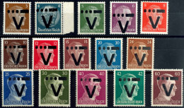 3 Pf. - 60 Pf. Aufdruckausgabe, Tadellos Postfrisch, Katalog: I/XV **3 Pf. - 60 Pf. Overprint Issue, In Perfect... - Westerstede