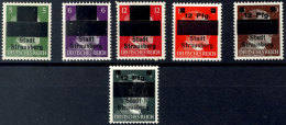 5 Pf. - 12 Pf. Aufdruckausgabe, Mi. 1 Unauffälliger Eckbug, Postfrisch, Katalog: 1/6 **5 Pf. - 12 Pf.... - Sonstige & Ohne Zuordnung