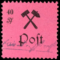 40 Pf. Schwarz A. Rosalila, Tadellos Postfrisch, Gepr. Kunz BPP, Katalog: 27b **40 Pf. Black On Rose Lilac, In... - Grossräschen