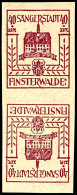 40+35 Pf. Im Senkrechten Kehrdruckpaar, Einwandfrei Postfrisch, Mi. 250,-, Katalog: 10K **40 35 Pf. In The... - Finsterwalde