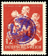 WHW Mit Petschafts-Aufdruck, Postfrisch, Sign. Zierer, Katalog: DR859 **WHW With Seal Overprint, Mint Never... - Fredersdorf-Vogelsdorf