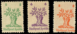 5 Pfg - 8 Pfg Freimarken, Tadellos Postfrisch, Katalog: 1/3 **5 Pfg - 8 Pfg Postal Stamps, In Perfect Condition... - Apolda