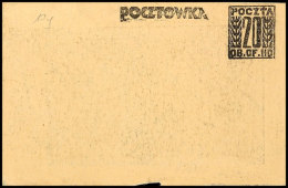 20 F Ziffern Sonder-Ganzsachenkarte "Mickiewicz", Ungebraucht (unten Kl. Einriss), Auflage Nur 481 Karten, Gepr.... - Other & Unclassified