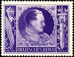 54+96 Pf. "Göring-Marke", Gezähnt Ohne Gitteraufdruck, Tadellos Postfrisch  **54 96 Pf. "Göring... - Other & Unclassified