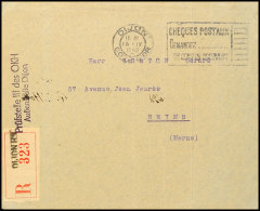 BP Paris (?): 1942, R-Dienstbrief Aus DIJON 15.9." Mit Violettem L2 "Prüfstelle III Des OKH Außenstelle... - Other & Unclassified