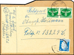 Feldpostpäckchen-Zulassungsmarke Für Weihnachtspäckchen 2 Mal Und 20 Pf. Hitler (diese Mit Kleinem... - Other & Unclassified