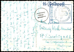 Briefstpl. "Waffen-SS / SS- U. Polizeigericht XI Stuttgart" Auf Feldpostkarte Mit Tarnstpl. Vom 3.10.43 Aus... - Other & Unclassified