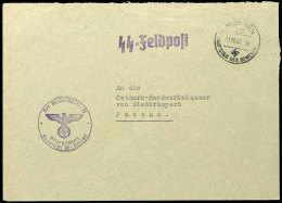 Briefstpl. "Der Reichsführer - SS / Hauptamt SS-Gericht" Auf Feldpostbrief Mit Aufgabestpl. MÜNCHEN Vom... - Other & Unclassified