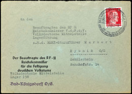 Absendereindruck "Der Beauftragte Des RF-SS / Reichskommissar / Für Die Festigung / Deutschen Volkstums" Mit... - Other & Unclassified