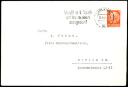 Absendereindruck "Der Hohe Kommissar Der Reichsregierung Für Die Südtiroler Umsiedlung" Auf Ortsbrief Mit... - Other & Unclassified