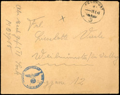 1943, Feldpostbrief Mit Briefstempel Und Absendevemerk "M 03918" (= U-Boot 413) Sowie Normstempel "d 15.6." Nach... - Sonstige & Ohne Zuordnung