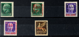 Aufdruckwerte Mi. 1I/II, 2I/II Und 3I, Je Postfrisch, Mi. 500,-, Katalog: 1/3 **Overprint Items Michel 1I / II,... - German Occ.: Zante