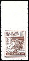 18 Pf. Dunkelrotbraun, Nowo Mirgorod, Oberrandstück, Ungebraucht O.G., Mi. 350,-, Katalog: 7 (*)18 Pf.... - Otros & Sin Clasificación