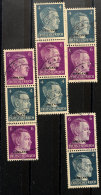 Zusammendrucke S1 - S4, Tadellos Gestempelt, Mi. 170,-, Katalog: S1/4 OSe-tenants S1 - S4, Neat Cancelled,... - Sonstige & Ohne Zuordnung