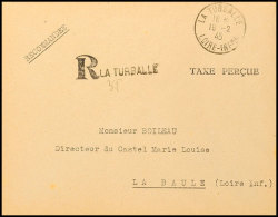 1945, Barfrankierter Brief Innerhalb Der Festung St. Nazaire Von "LA TURBALLE 19-2 45" Nach La Baule Mit Rs.... - Sonstige & Ohne Zuordnung
