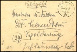 Feldpostbrief Vom 03.01.1945 Vom Marinelazarett Lorient, Feldpost-Nr. 11367, Nach Deutschland Mit Zensurstreifen... - Sonstige & Ohne Zuordnung