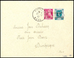 30 C. Sondermarke "Weltausstellung 1937 In Paris" Und 70 C. Freimarke "Merkur" Mit Aufdruck In Type  I,... - Other & Unclassified