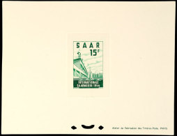15 Fr. Saarmesse 1951, Ministerblock, Mi. 150,-, Katalog: 348M (*)15 Fr. Saar Fair 1951, Secretary Of State... - Sonstige & Ohne Zuordnung