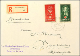 25 Fr. Rotes Kreuz 1950 Und 25 Fr. Rotes Kreuz 1951 Als Portogerechte Frankatur Auf R-Ortsbrief Aus... - Sonstige & Ohne Zuordnung