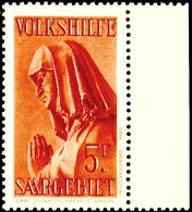 40 Cent Bis 5 Fr. "Volkshilfe 1934: Standbilder Aus Saarbrückener Kirchen", Kompletter Satz Zu 7 Werten,... - Sonstige & Ohne Zuordnung