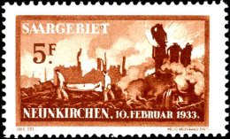 5 Fr. Explosionsunglück 1933, Plattenfehler I "weißer Fleck Am Nacken Des Sanitäters" (Feld 50),... - Sonstige & Ohne Zuordnung