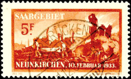 60 C. Bis 5 Fr. Explosionsunglück 1933, Gestempelt "Friedrichsthal" Bzw. "Saarbrücken", Tadellose... - Sonstige & Ohne Zuordnung