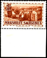 40 Cent Bis 5 Fr. Volkshilfe 1932, Mi.-Nr. 163 Mit Plattenfehler I "Farbfleck über O Von Ottweiler" (Feld 20),... - Sonstige & Ohne Zuordnung