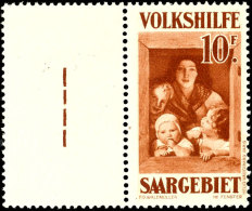 40 Cent Bis 10 Fr. "Volkshilfe 1931: Gemälde (III)" Mit Anhängendem Zwischensteg, Tadellos Postfrisch,... - Sonstige & Ohne Zuordnung