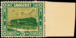 75 C., Landschaftsbilder III, Plattenfehler "Punkt über C Von  Rechtem Cent", Rechtes Randstücke... - Other & Unclassified