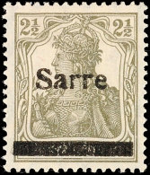 2 1/2 Pf. Olivgrau, Type II, Tadellos Ungebraucht, Gepr. Burger BPP, Katalog: 2aII *2 + Pf. Olive Gray, Type... - Other & Unclassified