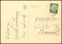 1939, Postkarte Mit 6 Pfg Hindenburg Von "WERMINGHOFF (Kr Hoyerswerda) 25.3.39" An Das Postamt Memel (Anfrage Eines... - Memelgebiet 1923