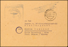 Danzig SS-Feldpost 1944, "Der Höhere SS- Und Polizeiführer Dzg.-Westpr. Beauftragter Des RF-SS... - Other & Unclassified