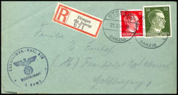 1944, Kleine Feldpost-Korrespondenz Mit 8 Briefen, Dabei Diverse Poststempel Aus Marienburg, Tiegenhof, Steegen... - Sonstige & Ohne Zuordnung