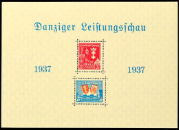 Danziger Leistungsschau-Block, Postfrisch, Pracht, Mi. 140,-, Katalog: Bl.3 **Danziger Achievement Show-block,... - Other & Unclassified