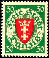 30 Pf. Wappen In Der Guten Type Xba Tadellos Postfrisch, Tiefst Gepr. Oechsner BPP, Mi. 200.-, Katalog: 198xba... - Other & Unclassified