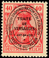 40 Pf. Rotkarmin, Tadellos Postfrisch, Gepr. Mikulski, Mi. 260,-, Katalog: I **40 Pf. Red Carmine, In Perfect... - Other & Unclassified