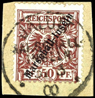 50 Pf. Rötlichbraun, Klar Gestempelt "JALUIT-MARSCHALL-INSELN 31.3.00", Katalog: 6II BS50 Pf. Reddish... - Marshall-Inseln