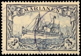 3 Mark Kaiseryacht Tadellos Gestempelt, Mi. 160.-, Katalog: 18 O3 Mark Imperial Yacht Neat Cancelled, Michel... - Marianen