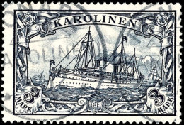 3 Mark Kaiseryacht Tadellos Gestempelt PONAPE 22/2 07, Mi. 170,--, Katalog: 18 O3 Mark Imperial Yacht Neat... - Caroline Islands