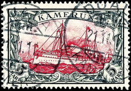 5 Mark Kaiseryacht Einwandfrei Gestempelt DUALA KAMERUN 21.11.11. Fotoattestkopie Steuer BPP: "qualitativ... - Cameroun