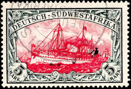 5 Mark Kaiseryacht Tadellos Gestempelt ABBABIS, Mi. 200,-, Katalog: 23 O5 Mark Imperial Yacht Neat Cancelled... - Deutsch-Südwestafrika