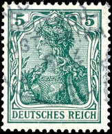 5 Pf "Kreuzer Königsberg" Tadellos Gestempelt, Dopp. Tiefst Gepr. Bothe BPP, Mi. 400,--, Katalog: IIb O5... - German East Africa