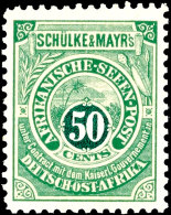 Seenpost 5 - 50 C Originale, Postfrische Originalgummierung Mit Ganz Kleinen Haftstellen, Gepr. Glasewald, Katalog:... - Deutsch-Ostafrika