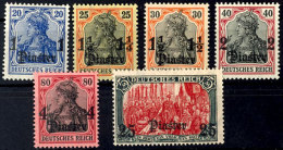 1905, 6 Tadellos Postfrische Werte Aus Dem Satz (MiNr. 38-41, 43 Und 47), Mi. 327,--, Katalog: 38/47 (ex)... - Deutsche Post In Der Türkei